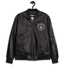 Load image into Gallery viewer, Leather Bomber Jacket